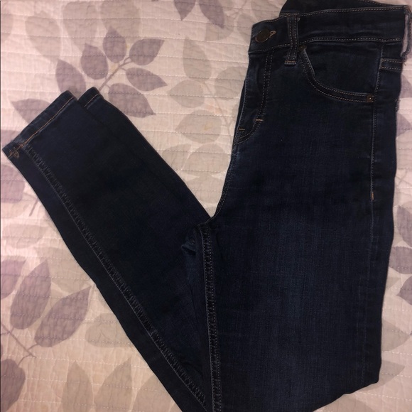 💙FINAL SALE💙 Topshop Jamie Skinny Jeans Dark Wash Size 26 – High Rise Stretch - Picture 6 of 10